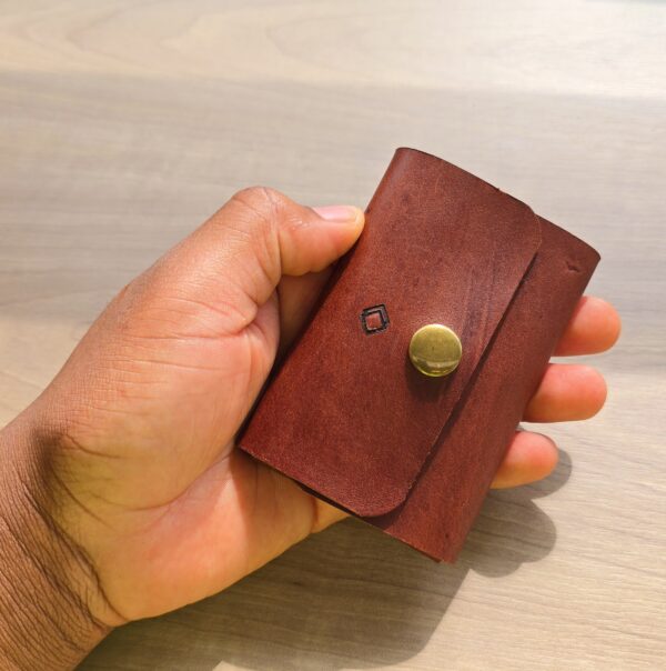 Seamless Veg Tan Card Holder - Image 2